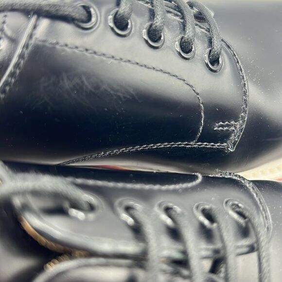 CHURCH’S ENGLISH SHOES Black Impreza Lace Up Platform Derby-38/7.5 - Picture 8 of 10